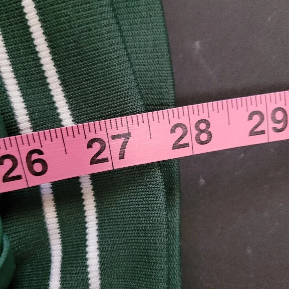 Vintage Bike Pullover Windbreaker Jacket Mens L Green George Washington Softball - Picture 8 of 9